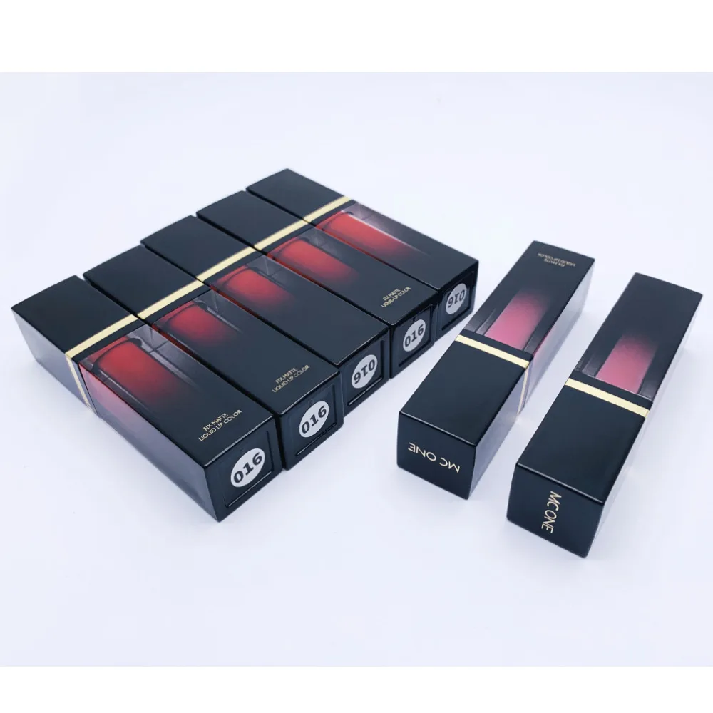 Neutral Lip Gloss Nonelogo Lip Lacquer Nonelogo 27 Color Spot Goods No Stain Matte Lip Gloss Waterproof Custom Halal Lipstick