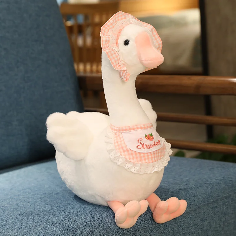 2022 NEW Amazon Creative Doll Present White Duck with Baby Plush Toy soft toy Big white Goose Stuffed Animal Plush Toy