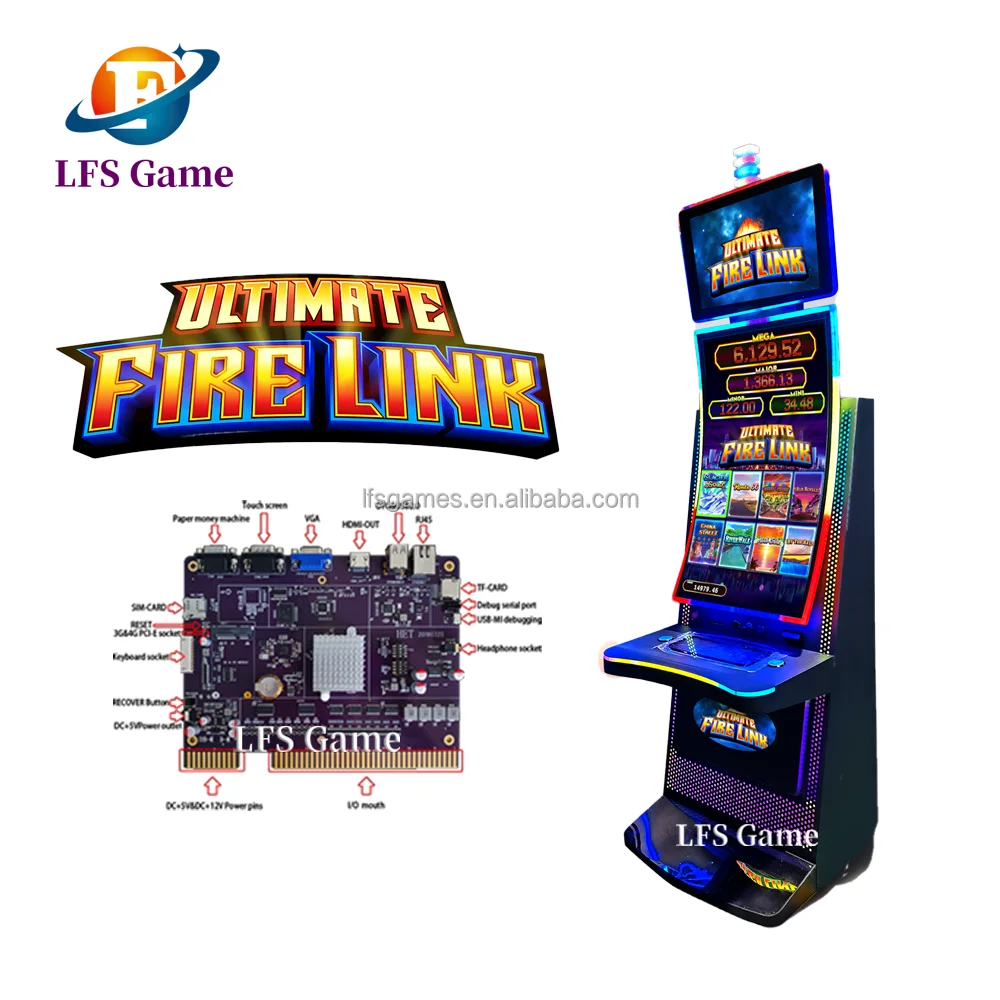 2022 Hot sale  Touch Screen skill game machine Sale Fire Link 8 In 1 game room machine