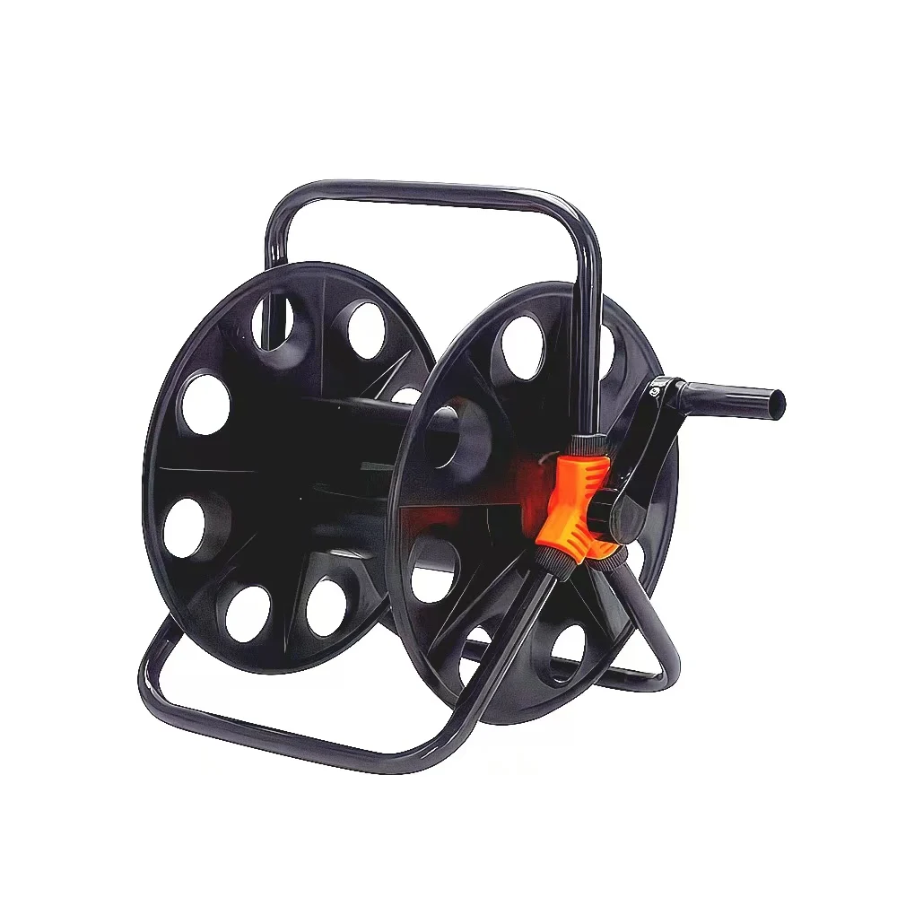Iron Bracket 40m 50m 60m Hose Reel Trolley Cart Garden Hose storage Holder
