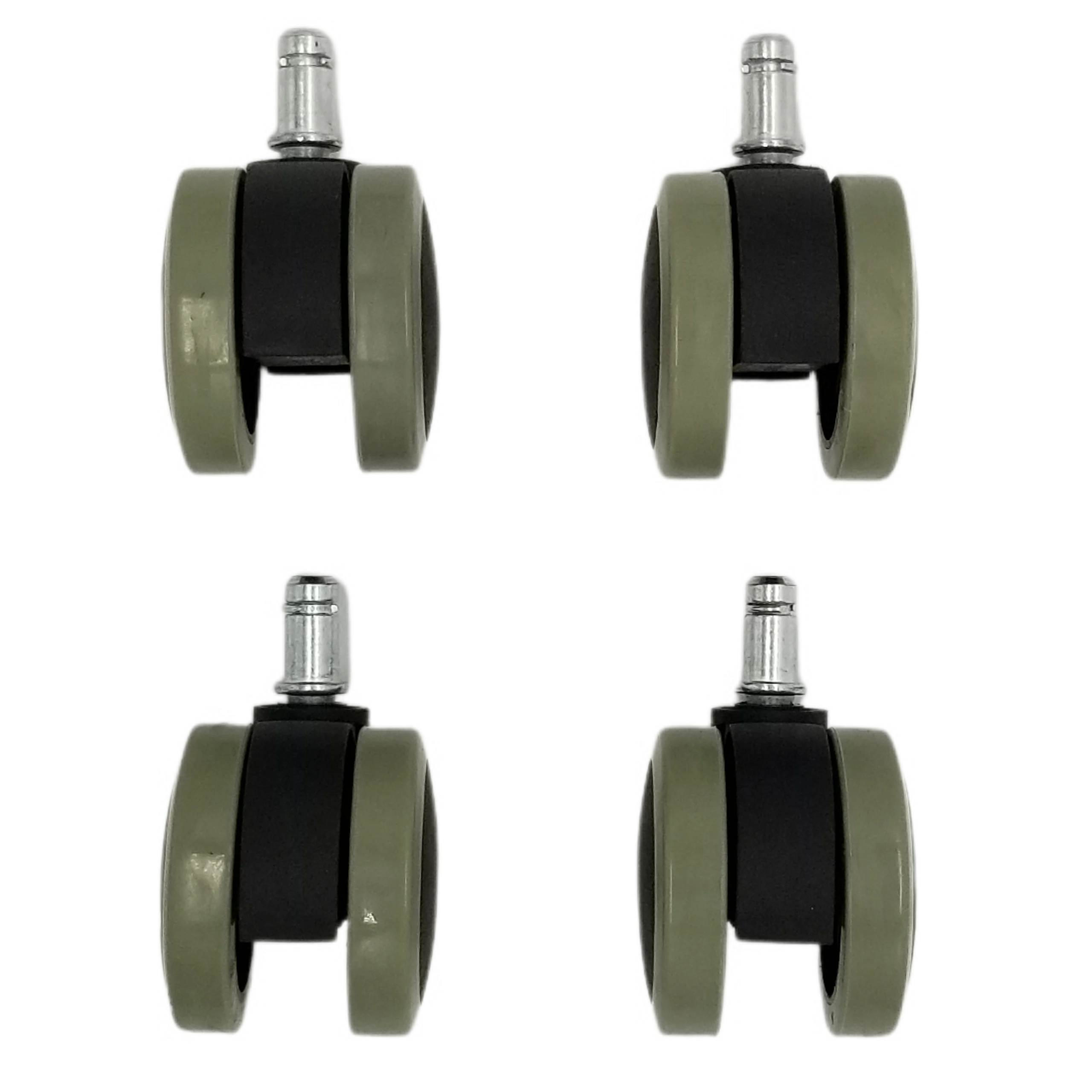 Wholesale Durable Silent Swivel 60mm TPE Swivel Double Nylon Caster Wheel For Chair