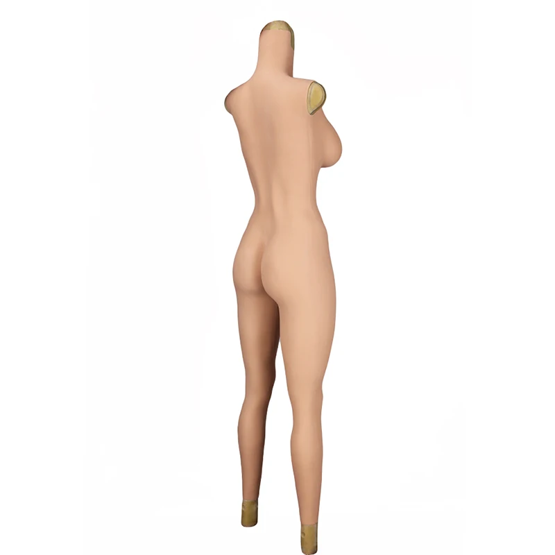 Full Body Female Silicone Suit Realistic Breast Realistic Vagina Hips Lifting Tight Fitting Suit For Club