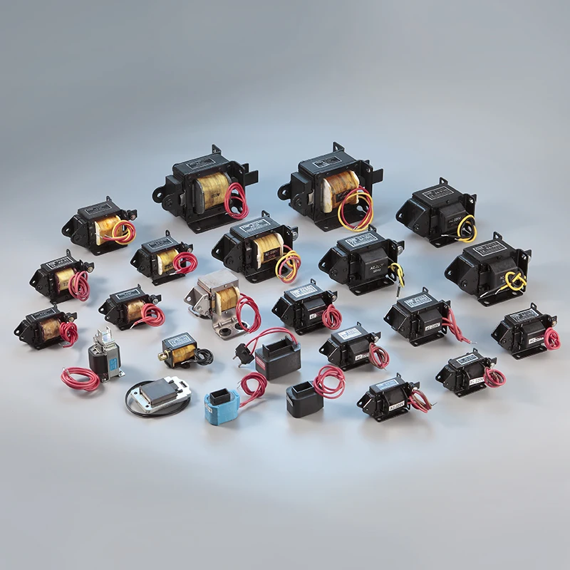 SA-4502 220V Attractive force 6kgf 58.8N Stroke 30mm Linear AC Solenoid