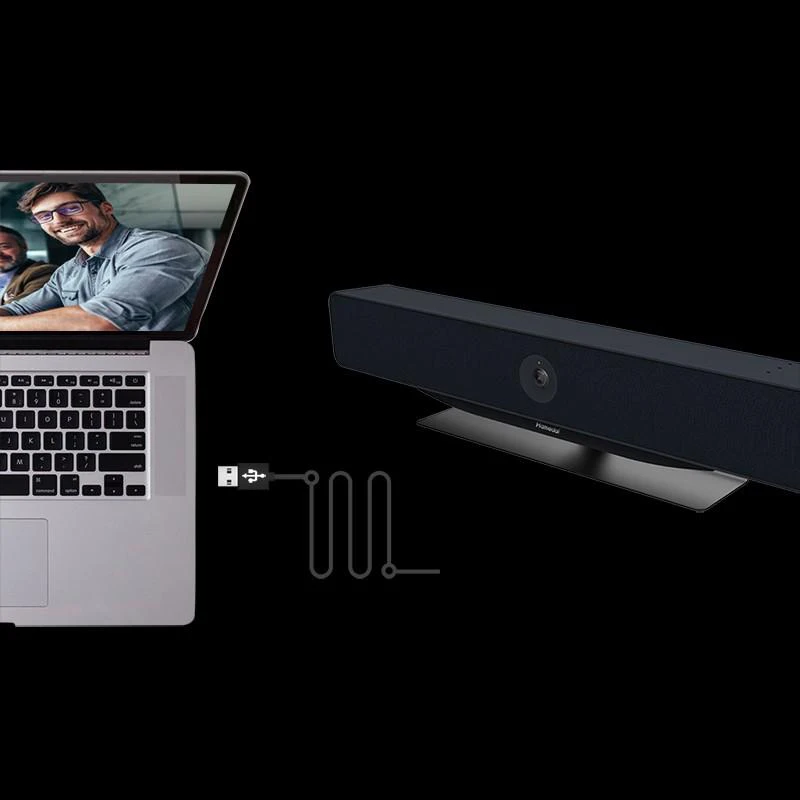 C30R OEM ODM Customization Portable 4k uhd Anti-Flickering 3D noise suppression Video Conference Camera Sound Bar