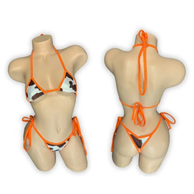 Оптовая продажа оранжевая экзотическая танцевальная одежда для стриптиза