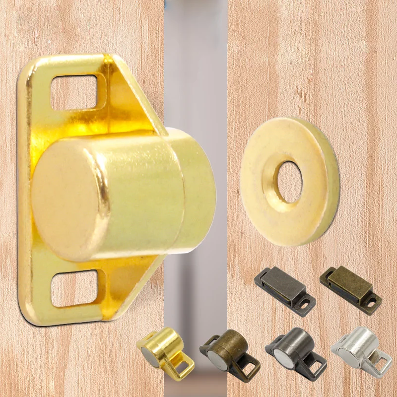 Furniture Accessories Magnetic Door Catcher Kitchen Closet Door Stopper Strong Cabinet door suction for Wardrobe