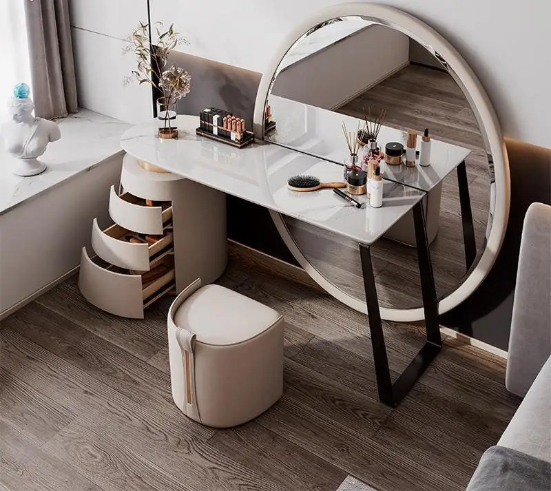 Luxury Beauty Dressing Table Sets Makeup Table Modern Vanity Dressing Table With Mirror Dresser