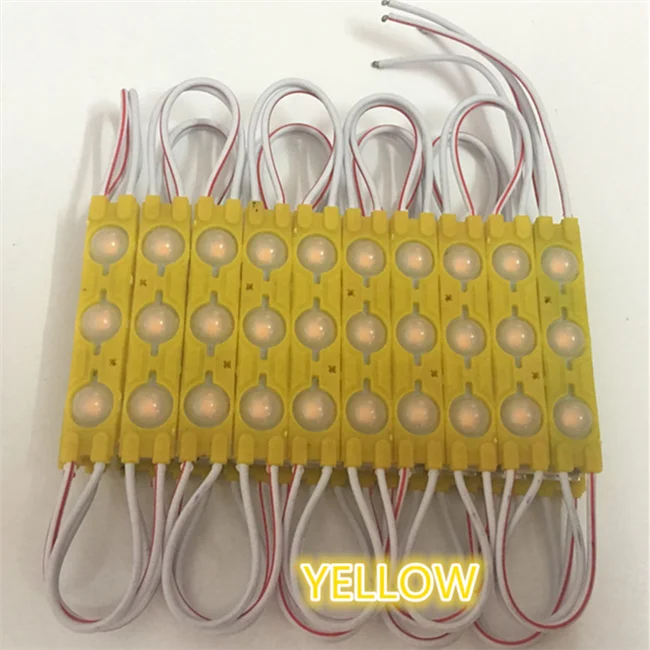 waterproof 2835 12V multicolor white/red/pink/blue colors 2835 1.5w light box LED module with lens for advertising