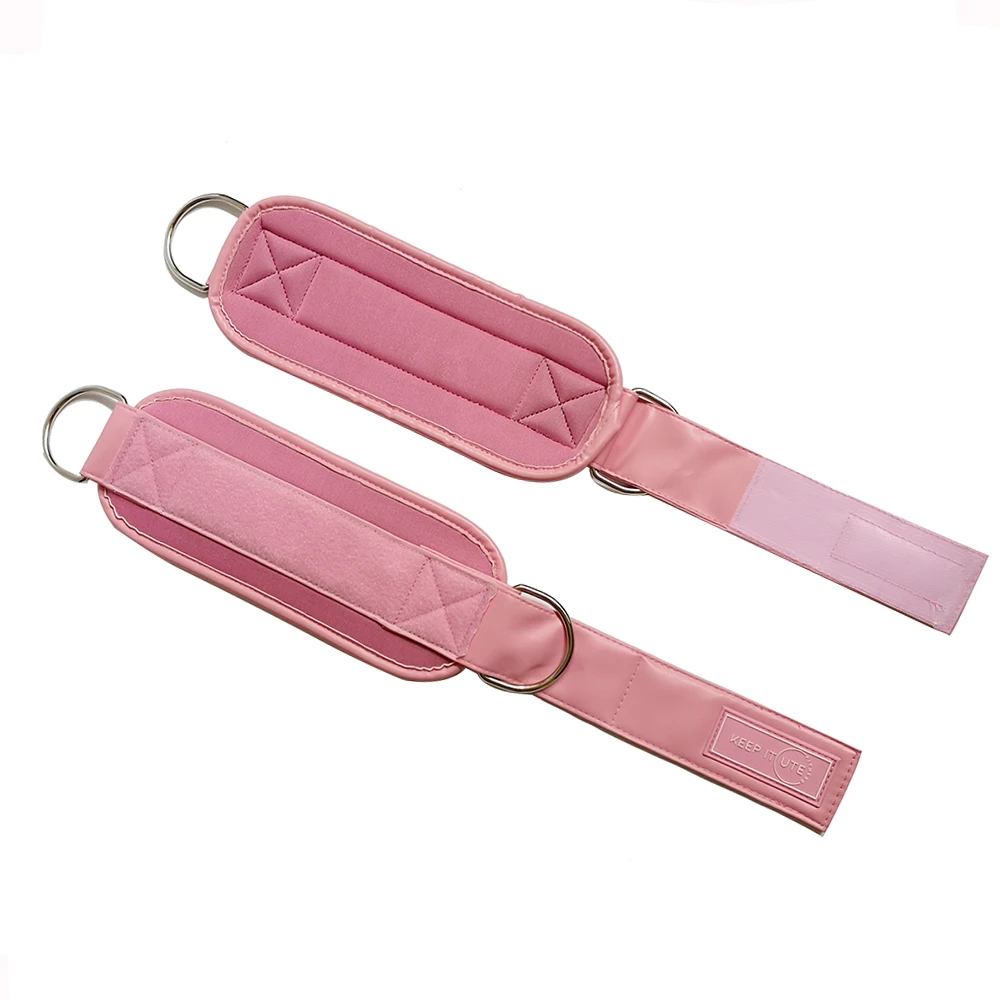 Thick Padded Glute Workout Leather Ankle Strap