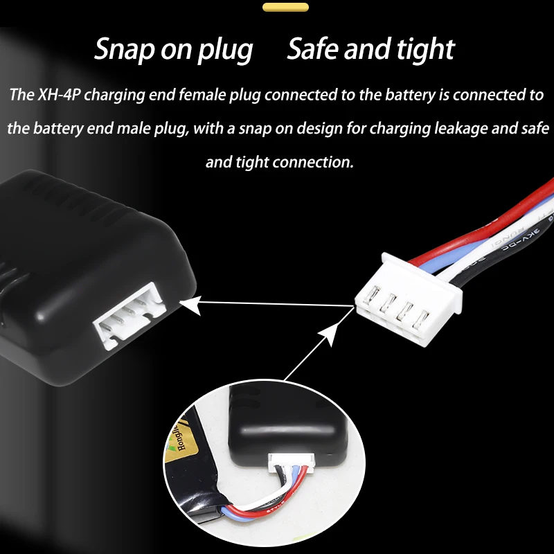 Factory 11.1V water gun 3S lithium battery balance charge smart with protection fast charging usb charger