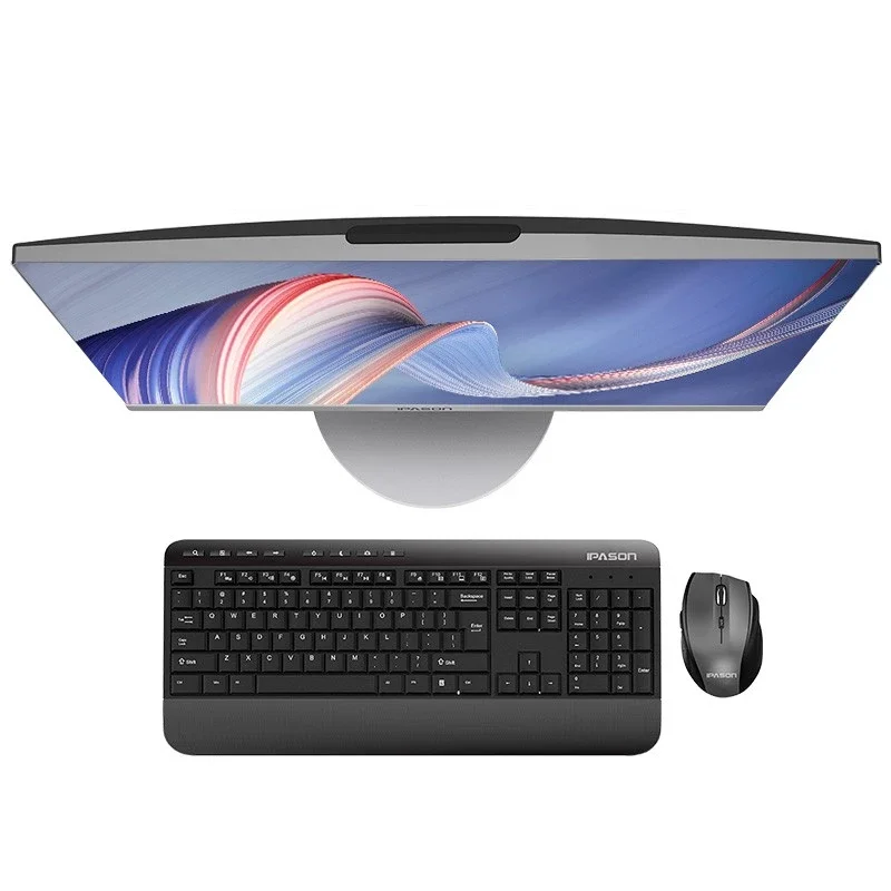 IPASON A3 23.8 inch 10th Gen Commercial All-In-One Computer J4105/10400 8G 240G Support Lifting Rotating AIO Desktop Computer