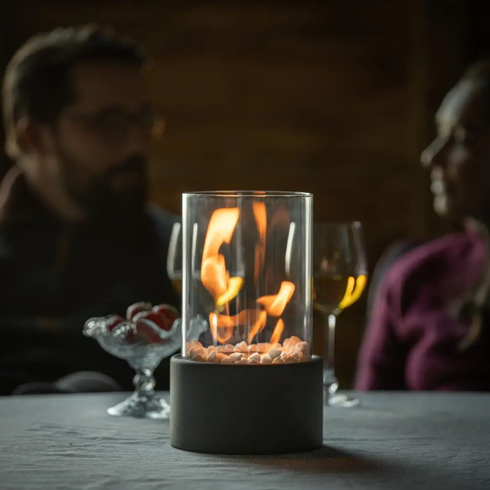 Inno-Fire TT-15 small metal alcohol lamp portable chimney