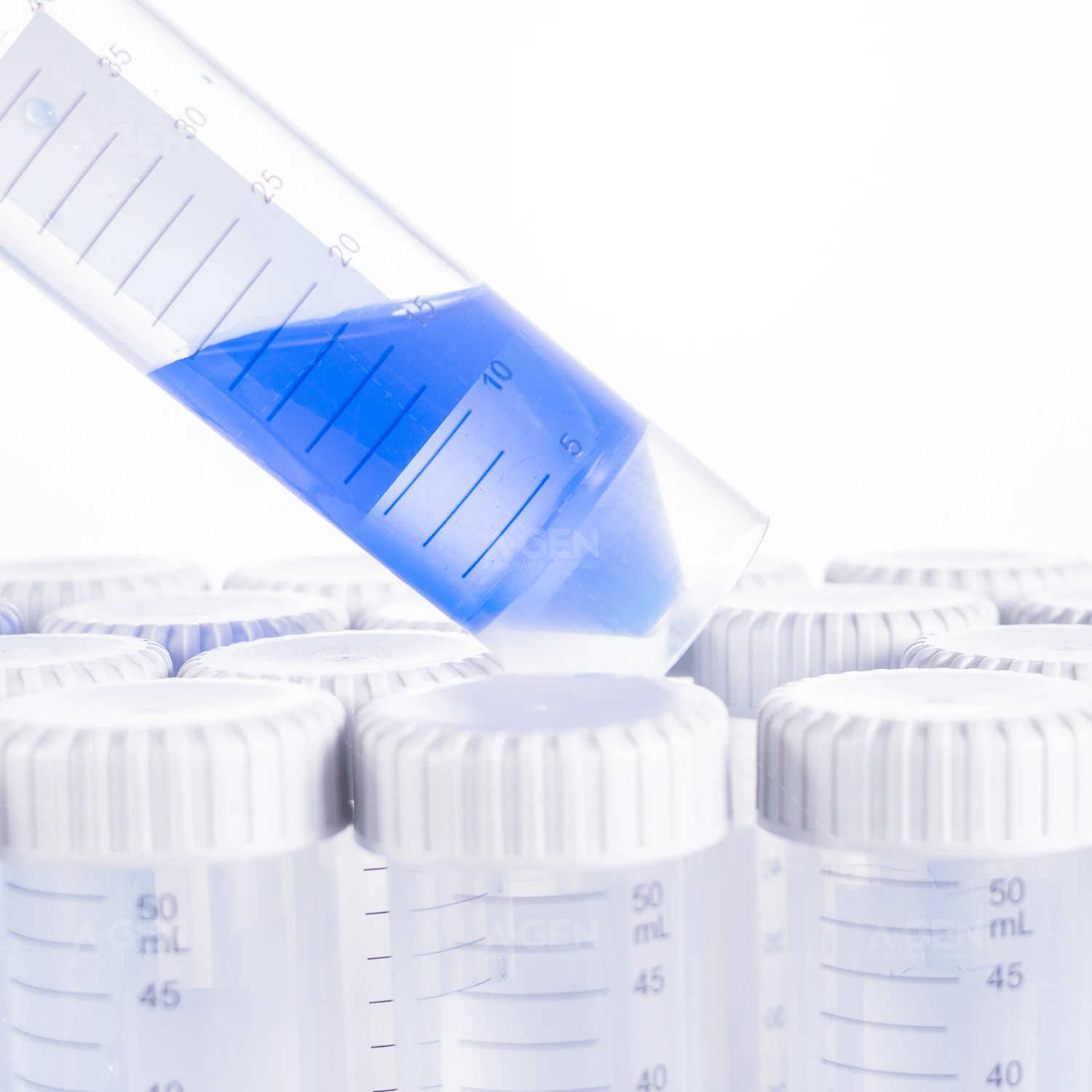 Центрифужная трубка 50 мл со стоячим коническим V-образным дном и градуировкой