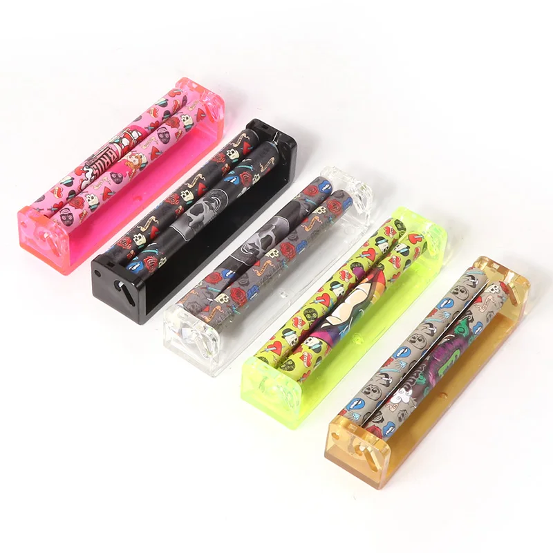 Futeng 110mm  Plastic Cigarette Rolling Machine Wholesale Portable Cigarette Tobacco Rolling Machine Manual Smoking Accessories