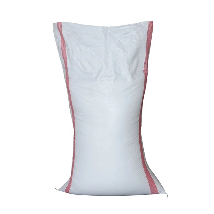 cheap price white color pp bag woven polypropylene sacks for packing rice, animal feed, corn, seed, fertilizer, flour