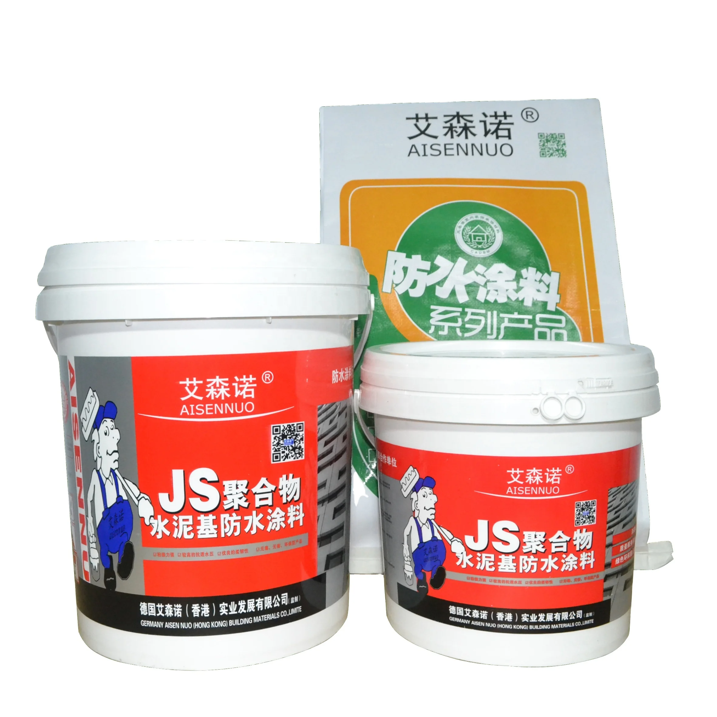 
Polymer-cement Low Price Js Waterproof Coating For Concrete Building Roof 