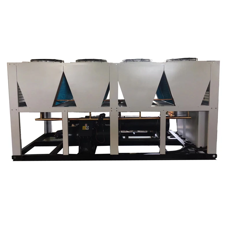 High Effective 100 Ton 150 Ton Capacity Screw Compressor Air Cooled Screw Chiller For Injection Molding Extrusion Machine