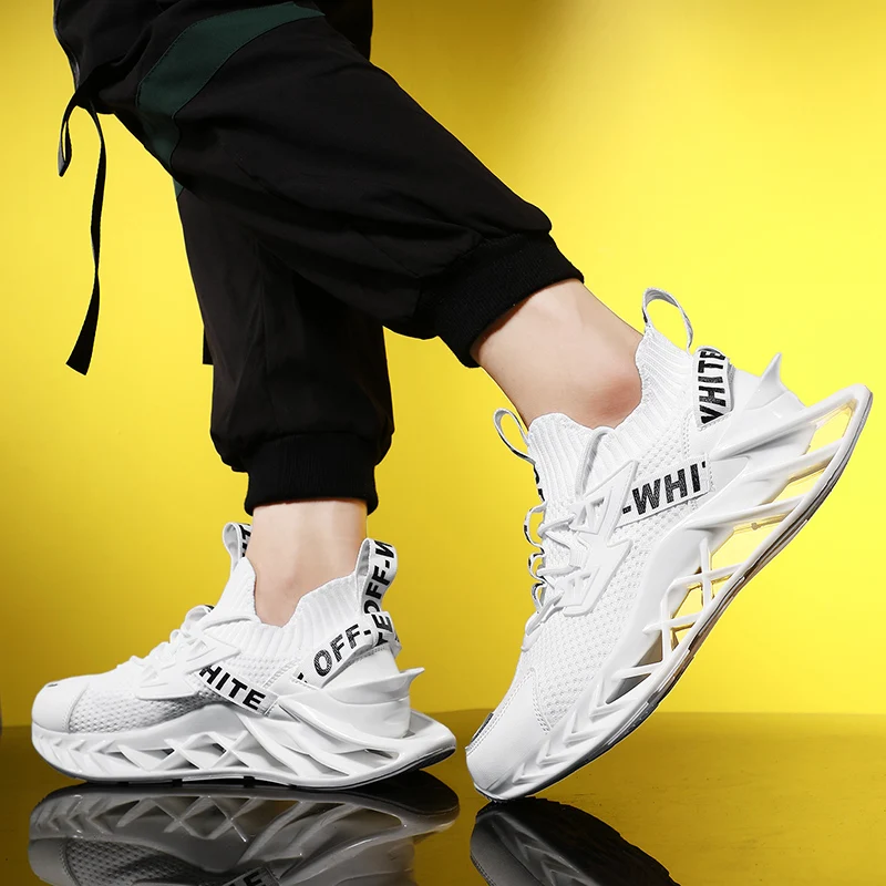 Popular Ranking Trainer Best Service Fast Shipping Fashion Shoes Men Sneakers Blade Running Shoes Red Shoes for Men