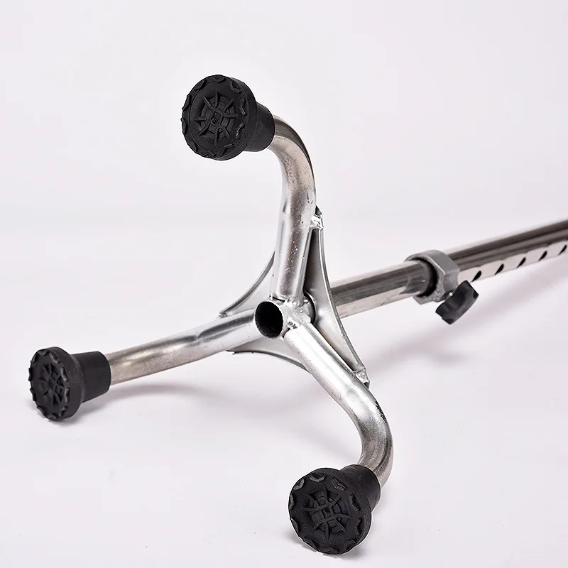 Lightweight Elderly Telescopic Cane With Low Price Stainless Steel Three Legged Elderly Cane for Disabled People