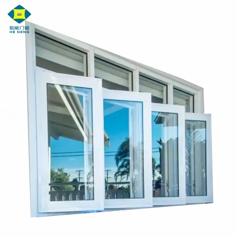4 panels casement windows upvc pvc window bar grill design germany veka romania nigeria pvc window Ventanas de PVC