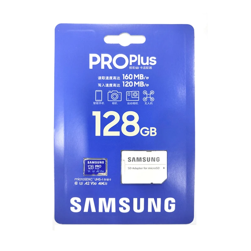 New memory card 512 gb samsung Pro Plus-MD sd cards TF Flash 160MB/s C10 U3 V30 128GB 256GB for Game Console