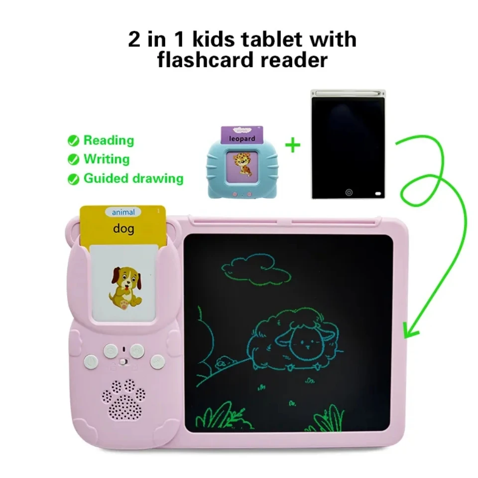 255 510 word alphabet English Spanish French Italian Arabic kid electronic talking interactive read learning toy early education