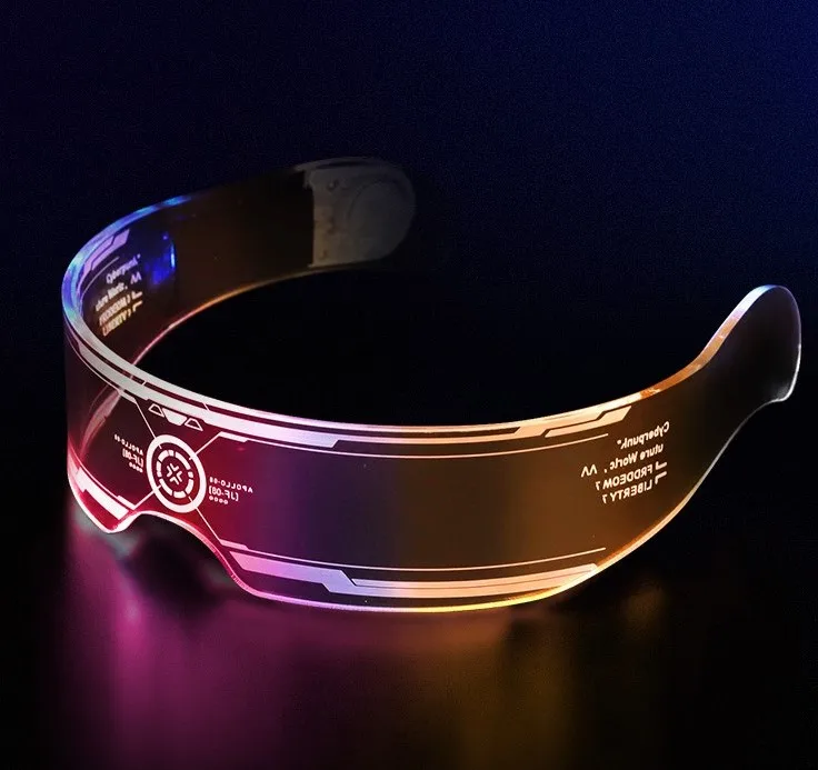 Hot Sale Plastic Led Party Glasses Light-Up Toys Neon for Kids Adults Glow in the Dark LED