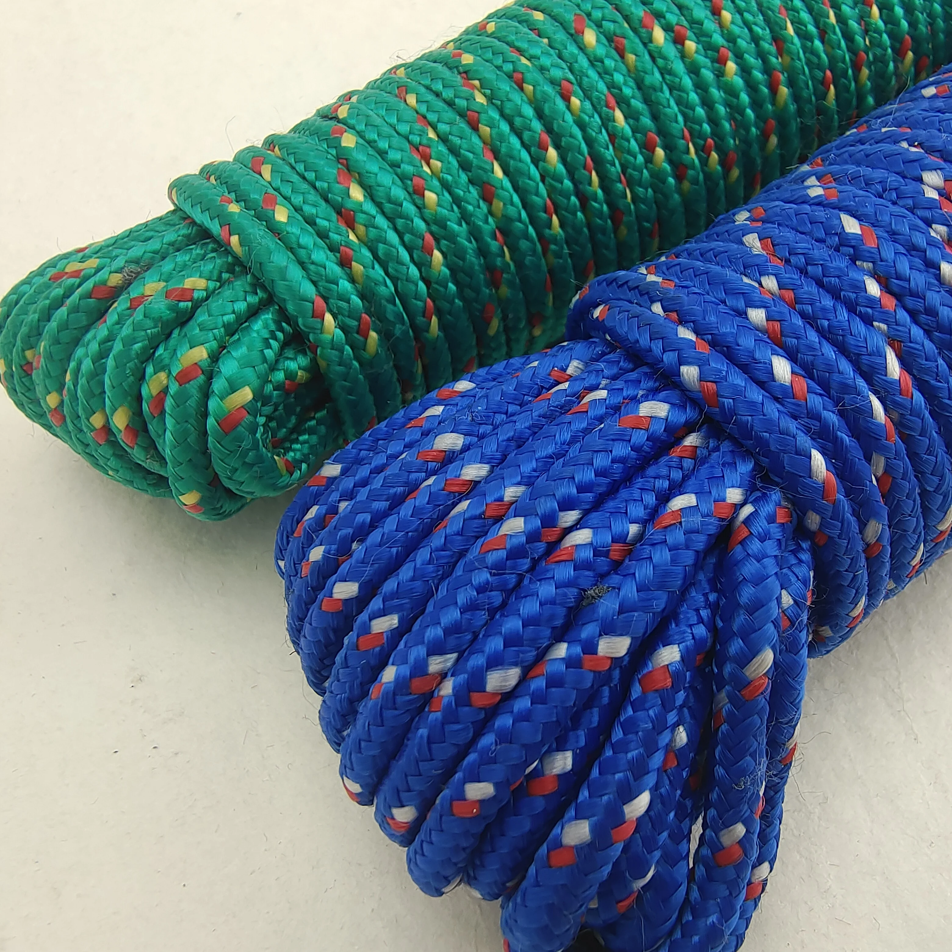 Factory Price OEM ODM Wholesale Supplier of 6mm blue rope/pe rope PE Plastic Braided Ropes