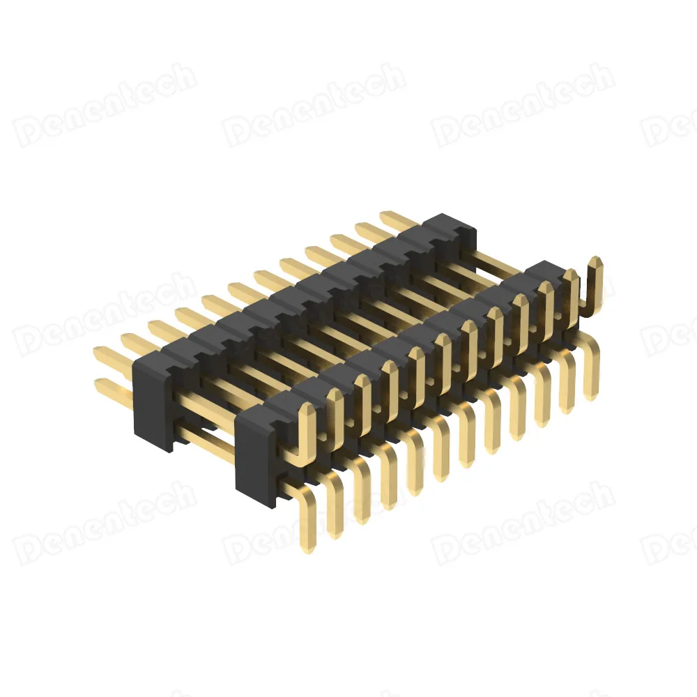 Denentech  1.27mm Pin Header SQ0.40 W3.0 Dual Row SMD Connector