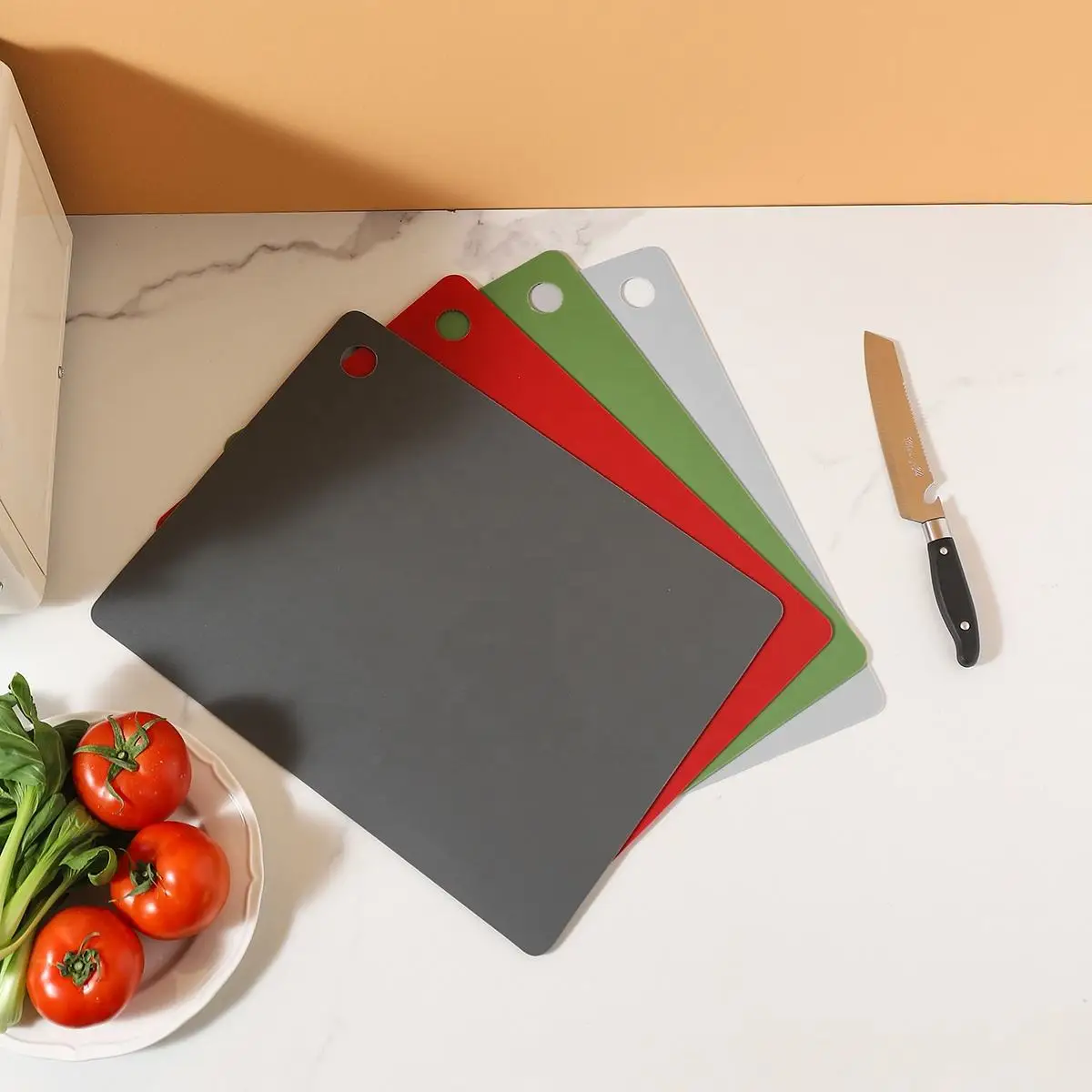 Multifunctional Pp Plastic Chopping Blocks Kitchen Non-Slip Cutting Board Easy Clean Cutting Mat