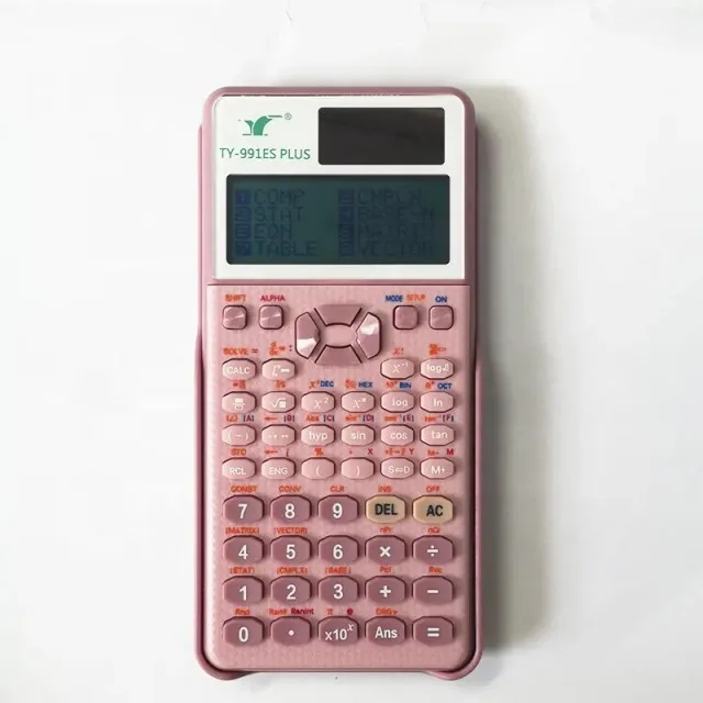 Cheap factory price customise fx 991es plus 16 digit dual power supply calculators scientific with logo