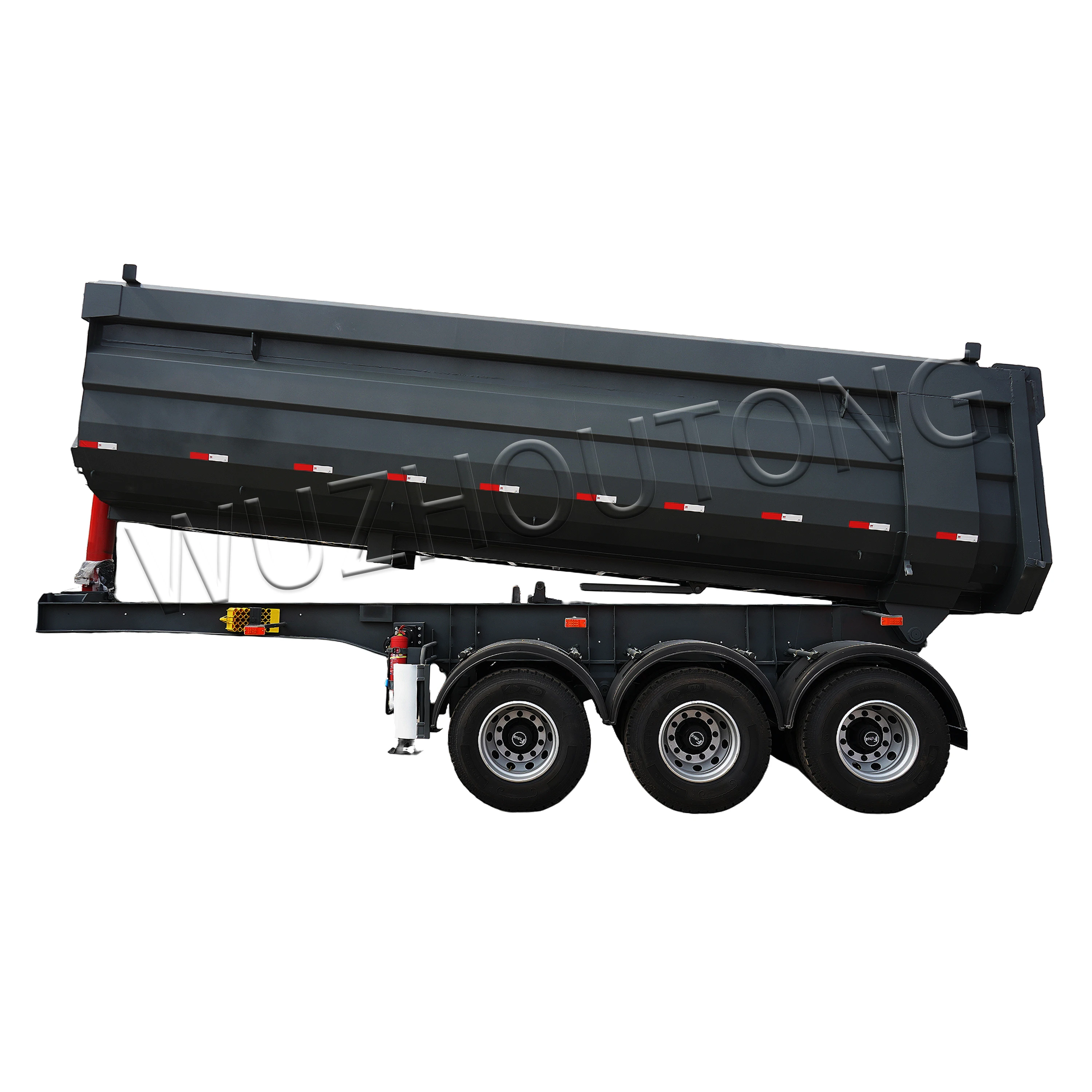 New 3-Axle Rear Dump Truck Diesel Fuel Automatic Transmission RHD Left Steering Euro 3 Euro 2 Emission Standard 6x4 8x4 6x2