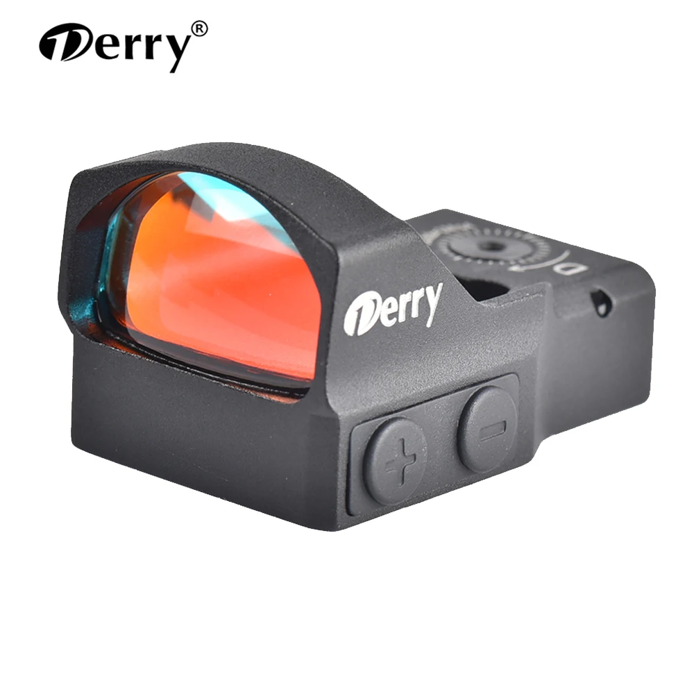 Derry Optics Red Sight Scope 4 MOA Reflex Sight With Picatinny Rail Mount
