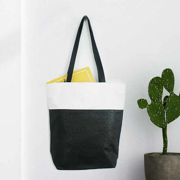 Fashion Portable Women Waterproof Travel Handbag Shopping Shoulder Tyvek Paper Tote Bag