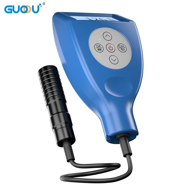 
Factory Price magnetic powder paint coating thickness gauge, thickness tester for thin film 