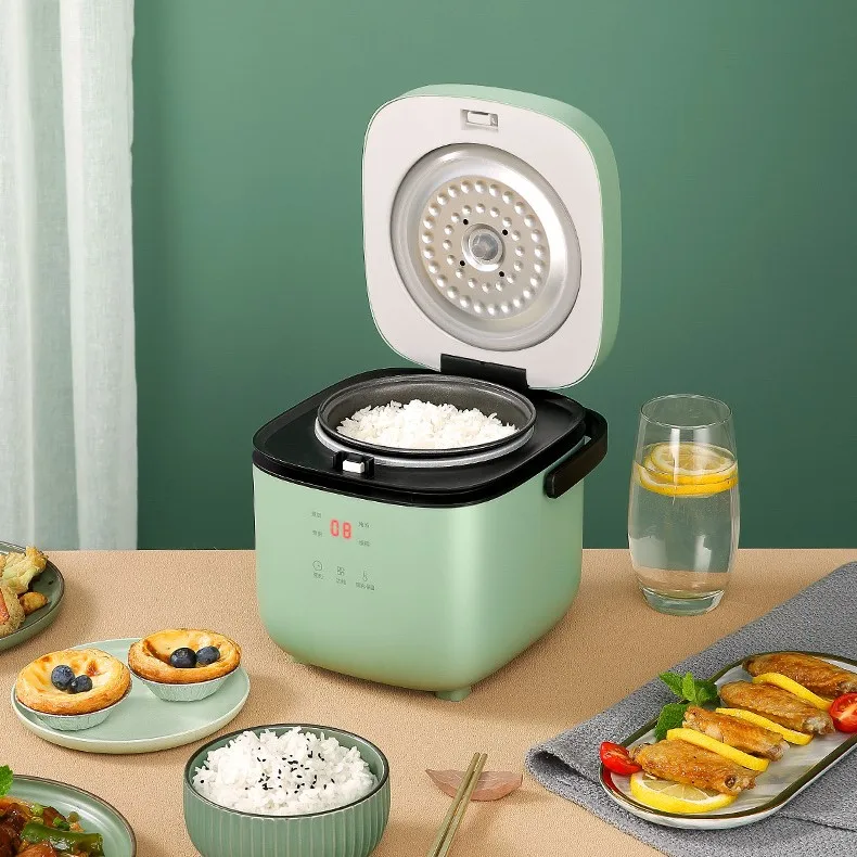 Household small 1.2L capacity mini rice cooker one-key start 220V power supply LCD display CE certification safety rice cooker