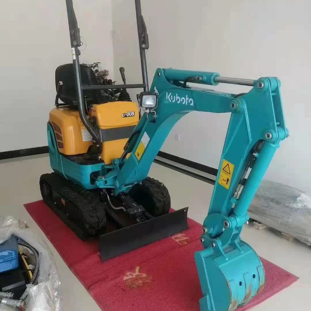 used mini excavator Kubota U008-3 hydraulic 1 ton track digger cheap price with 1 year warranty after sales original Japan