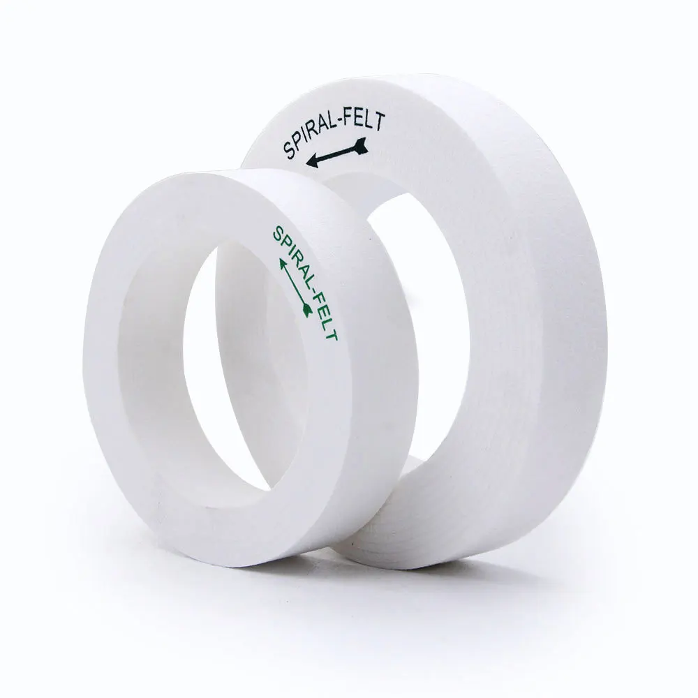 Spiral felt polishing wheel Wool Polishing Pads Fine abrasive Tools for glass Car Metal