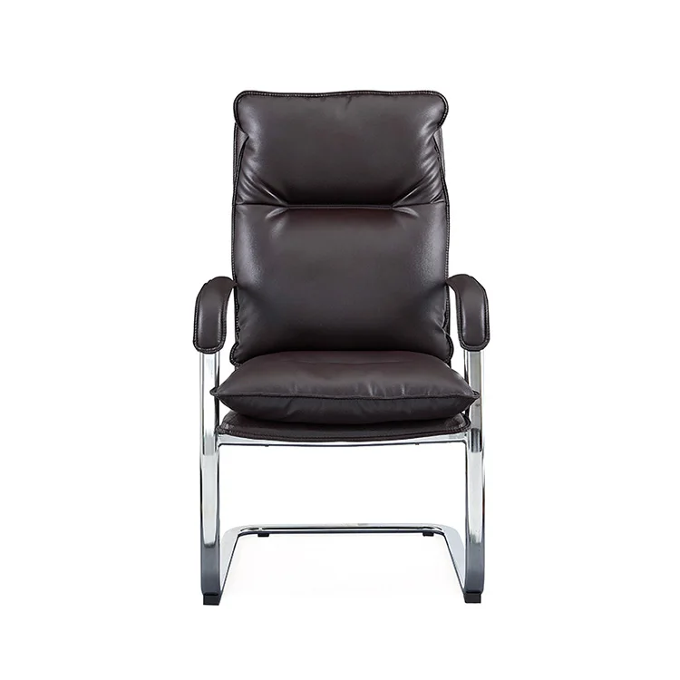 Guangdong Leather Training Ergonomic Executive High Back Office Chair Modern Design Chair for Office