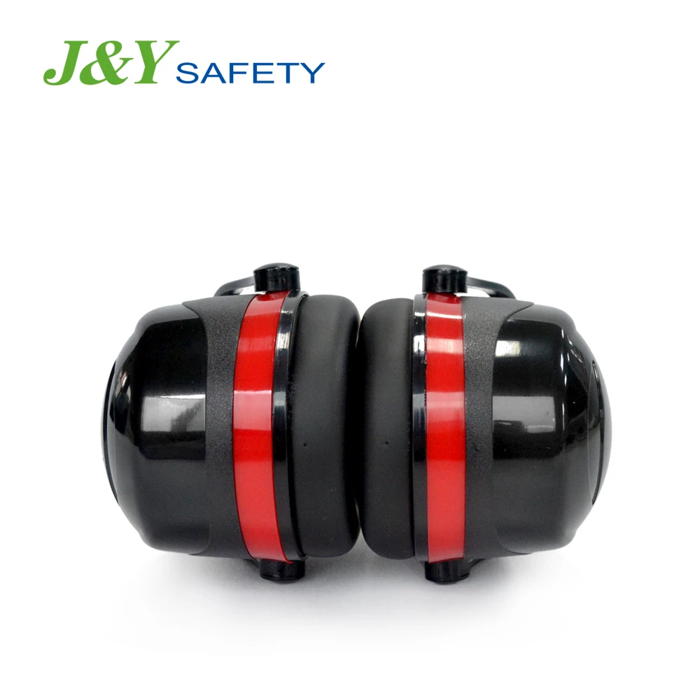 Folding Earmuff Hearing Protection Noise Reduction Ear Muffs Red For Sleeping Hunting