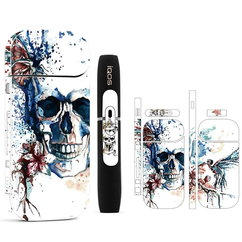 OEM custom sticker skin 3M Adhesive printing label sticker skin protector for IQOS 2.4 plus case