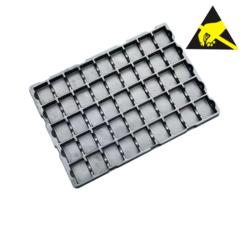 At A Loss Safe Cardboard Tool Anti Static Storage Boxes Box For Pcb Black Esd Tray