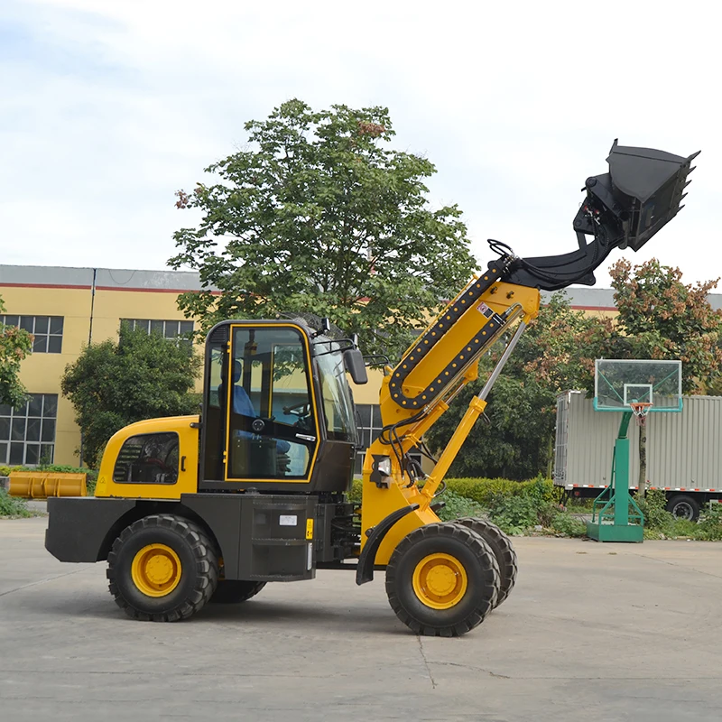 Construction Equipment Mini Farm Tractor For Agriculture Backhoe Loader Telescopic Arm in Canada for Sale