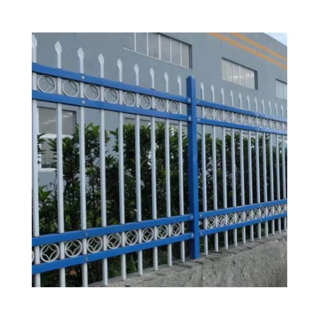 Садовый украшения балконов защитный цинкавой стальной забор по прейскуранту завода на открытом воздухе домашней безопасности железный забор