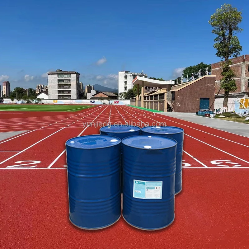 Running Track Pu Binder Polyurethane Glue For Black Sbr Rubber Granules