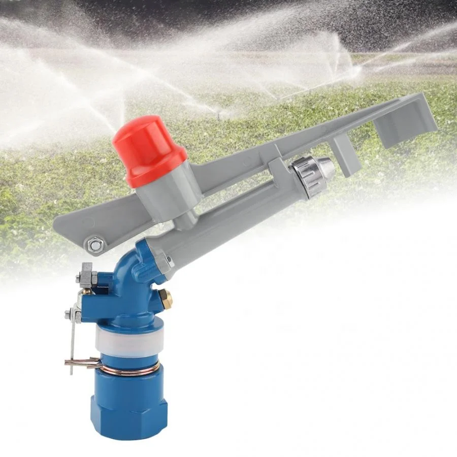 Irrigation Sprinkler Gun Water System 360 Degrees Adjustable Rain Spray Gun Field Sprinklers
