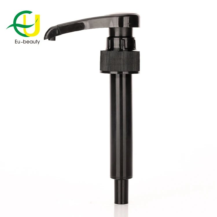 Long nozzle food grade ketchup liquid honey juice sauce plastic sirup pump gold black dispenser coffee syrup pump
