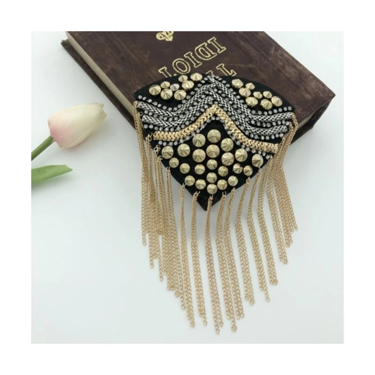 New arrival Two color satellite nail plus drill chain plus chain heart-shaped retro seal