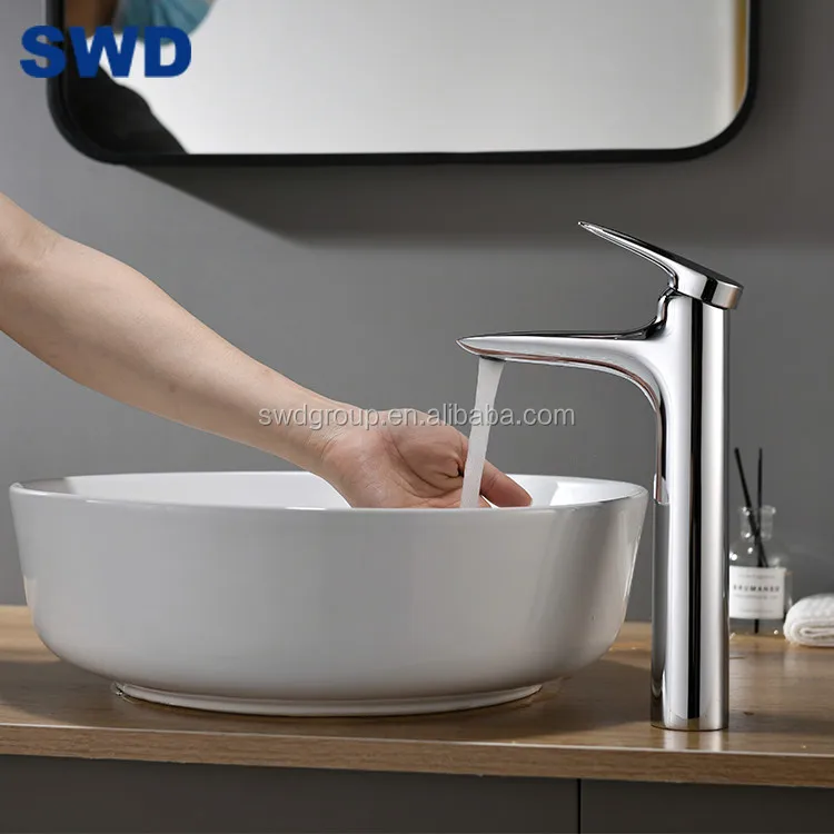 Water Modern Tap Factory Brass Wash Bathroom Kitchen Dink Sink Basin Faucets Water Tap Brass Chrome Golden Basin Faucet Mixer