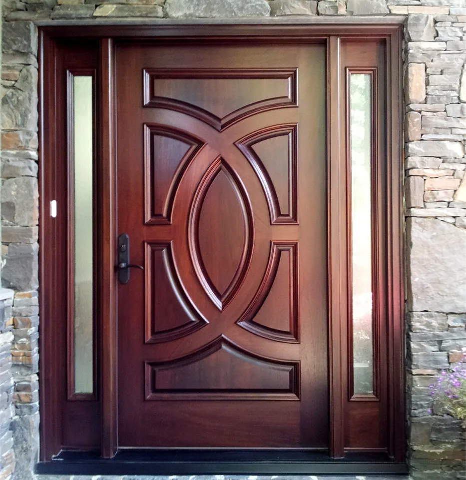 Modern Wood Door Designs Cheap Price of Wooden Doors Custom Good Quality Composite Wood Door For Home / Project Use